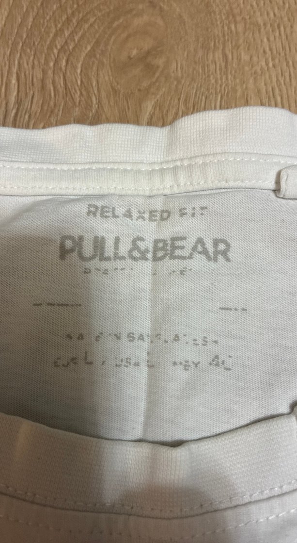 Beyaz Pamuklu Erkek Tişört - Görsel 2