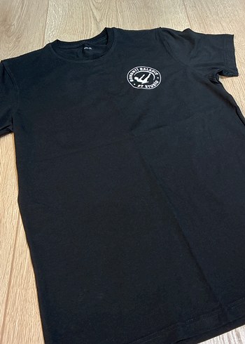 Siyah Baskılı Erkek Tişört - Görsel 3