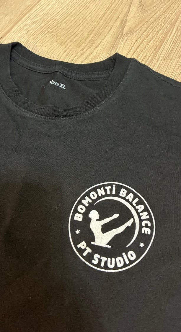 Siyah Baskılı Erkek Tişört - Görsel 2