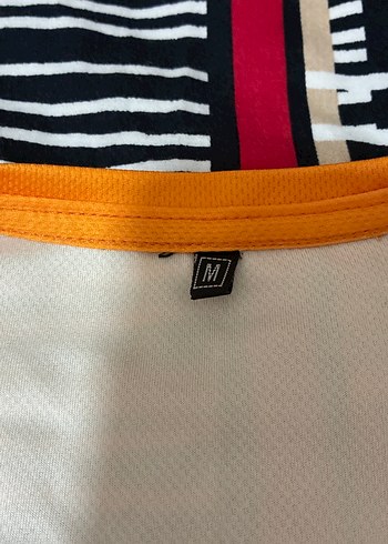 Erkek Turuncu Baskılı Kısa Kollu Spor Tişört - Görsel 3