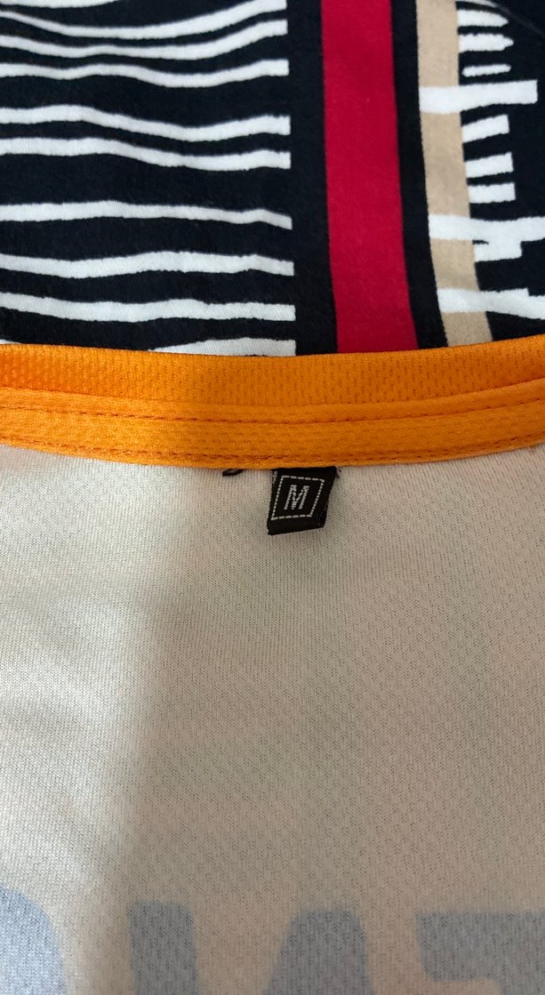 Erkek Turuncu Baskılı Kısa Kollu Spor Tişört - Görsel 3