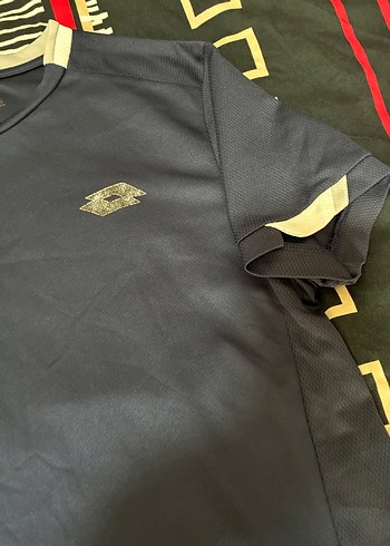 Erkek Lacivert Kısa Kollu Dar Kesim Tişört - Görsel 2