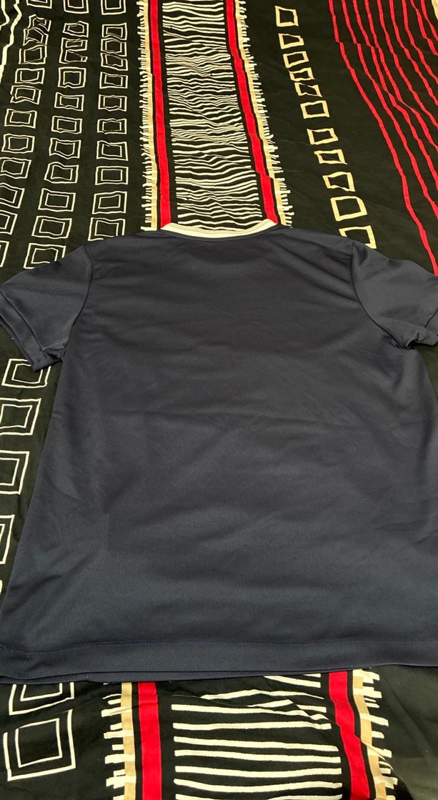 Erkek Lacivert Kısa Kollu Dar Kesim Tişört - Görsel 5