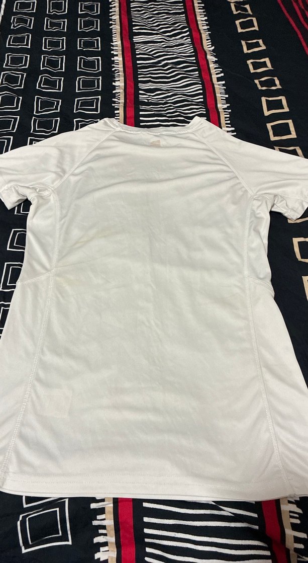 Beyaz Kısa Kollu erkek spor tişörtü - Görsel 5