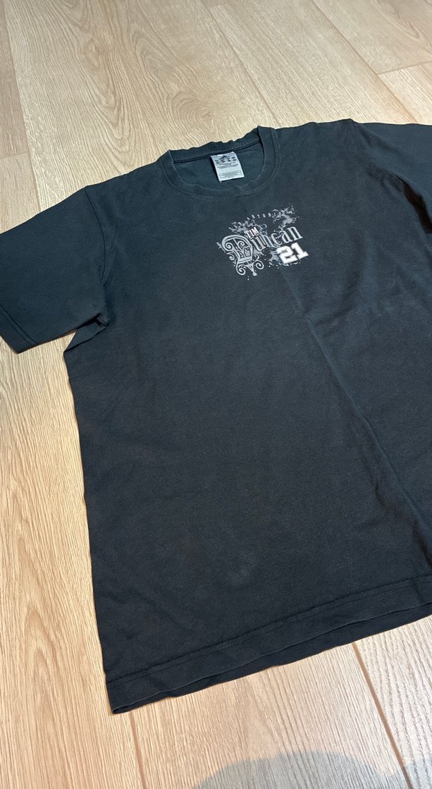 Siyah Baskılı Erkek Tişört - Görsel 2