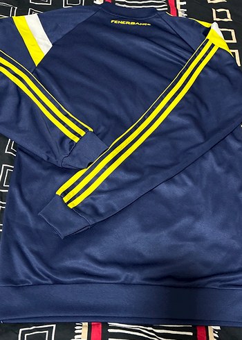 Uzun Kollu Mavi Fenerbahçe Sweatshirt - Görsel 3