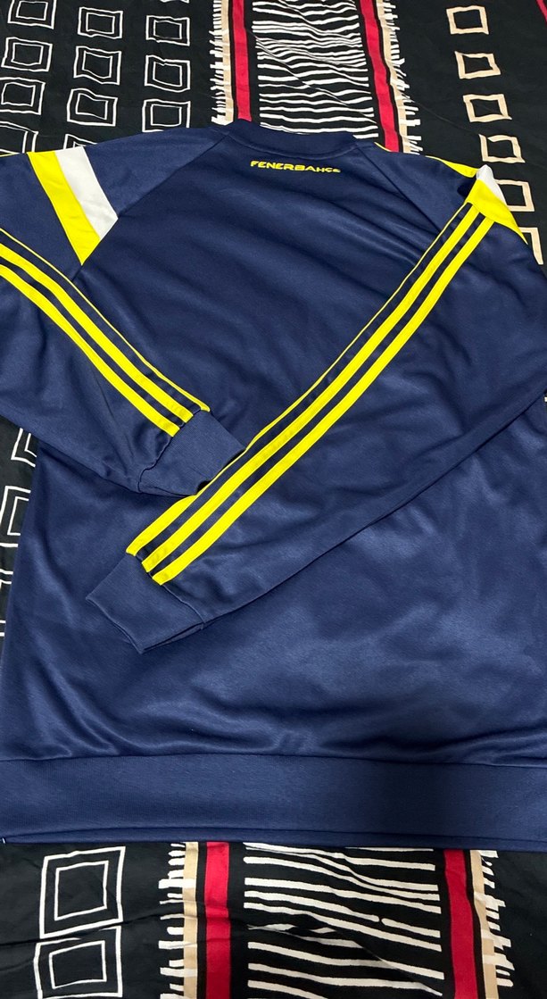 Uzun Kollu Mavi Fenerbahçe Sweatshirt - Görsel 3