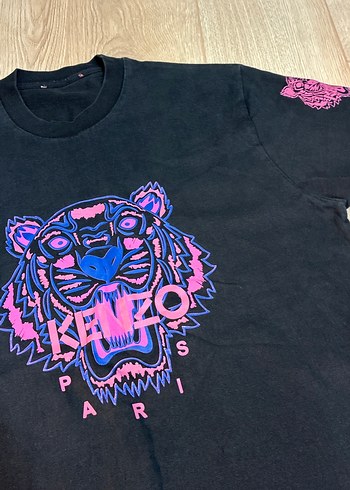 Erkek Mor Baskılı Kısa Kollu Tişört - Görsel 2