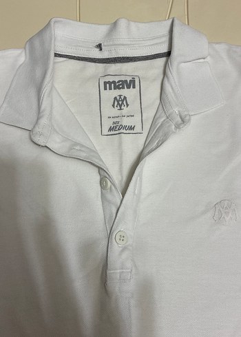 Erkek Beyaz Kısa Kollu Klasik Polo Tişört - Görsel 2