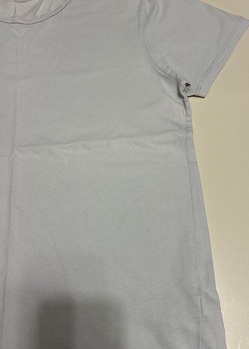 gri Erkek Keten Tişört, Rahat Kesim, Kısa Kollu - Görsel 3