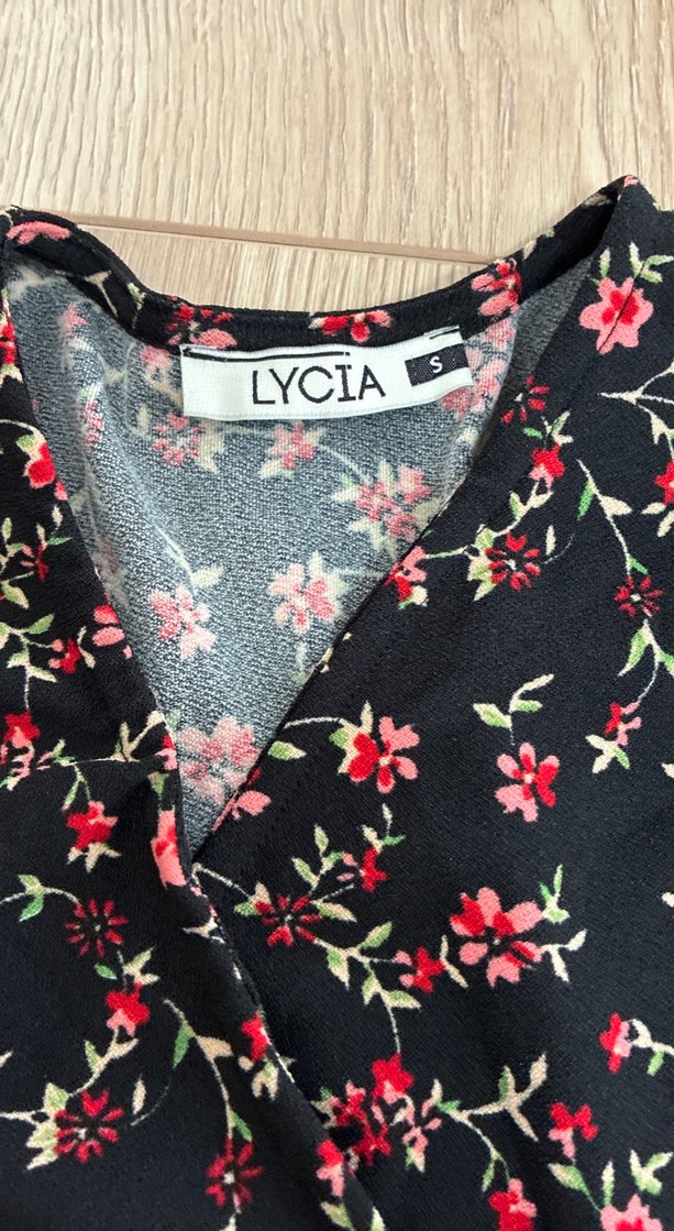 Çiçek Desenli Uzun Kollu Bohem Elbise - Görsel 3