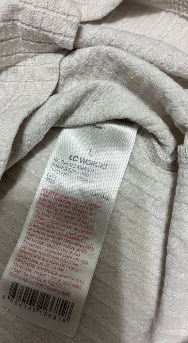 Erkek hafif gri Polo Yaka Tişört - Görsel 5