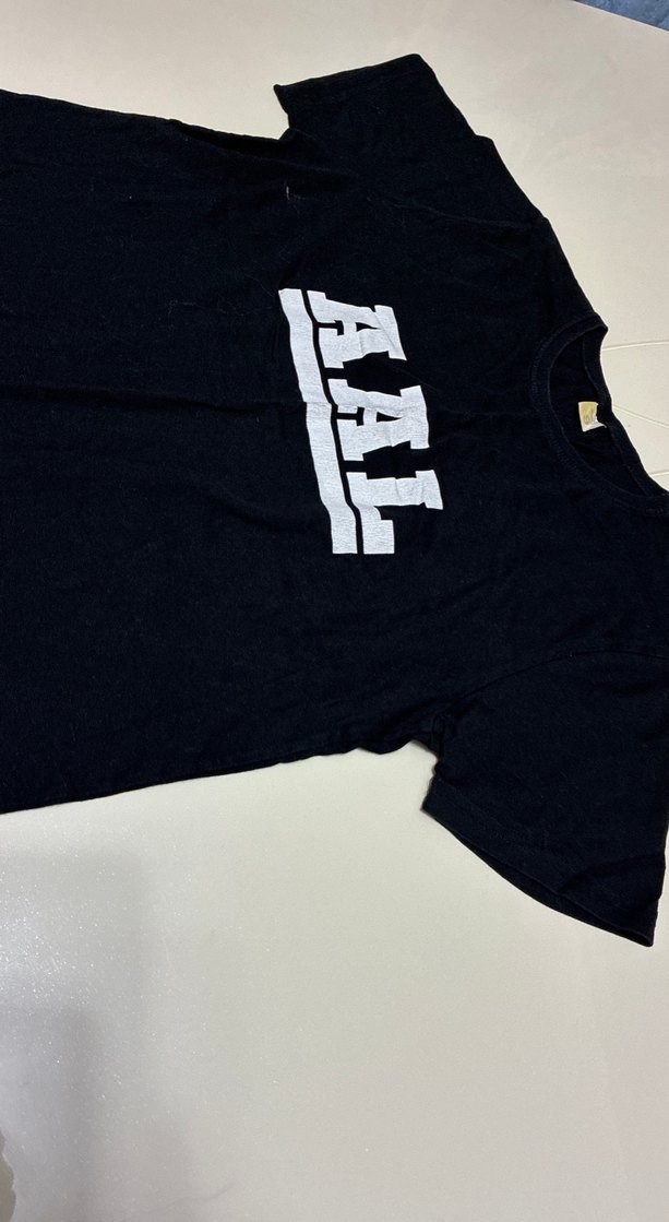 Siyah Erkek Tişört Loose Fit Kısa Kollu - Görsel 3