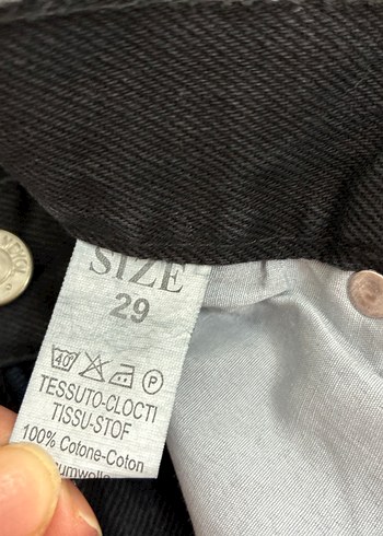 Erkek Siyah Regular Fit Denim Pantolon - Görsel 4