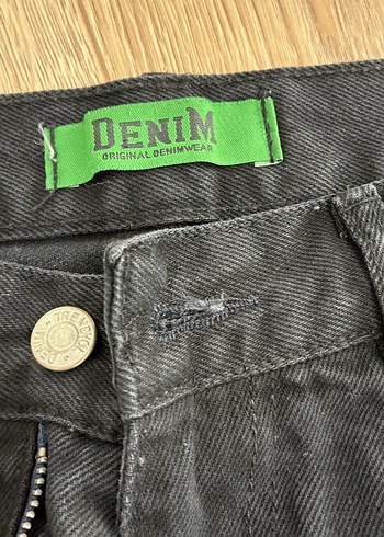 Erkek Siyah Regular Fit Denim Pantolon - Görsel 3