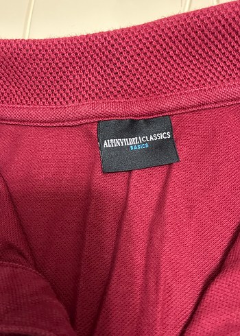 Bordo Erkek Polo Tişört Kısa Kollu - Görsel 3