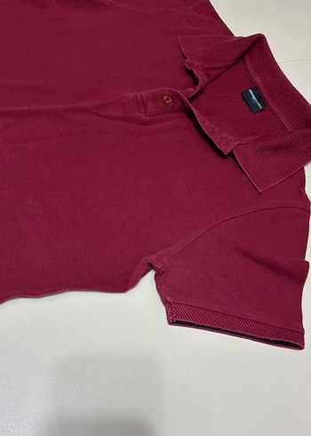 Bordo Erkek Polo Tişört Kısa Kollu - Görsel 2