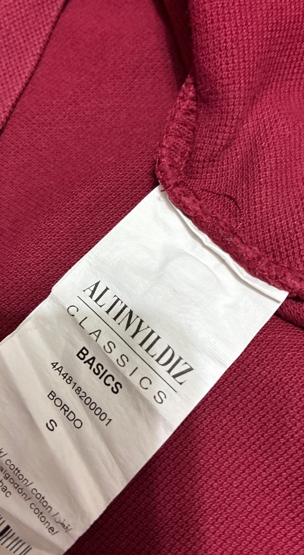 Bordo Erkek Polo Tişört Kısa Kollu - Görsel 5