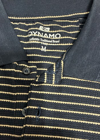 Lacivert Çizgili Erkek Polo Tişört - Görsel 2