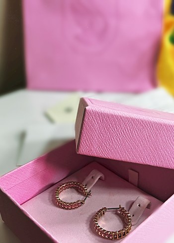 Swarovski Matrix Halka Küpeler - Görsel 3