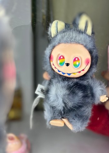 Gri Peluş Labubu - Görsel 2