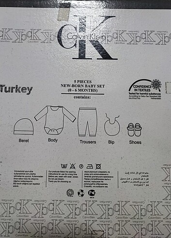 Calvin Klein CK 0-6 Ay Yenidoğan Seti