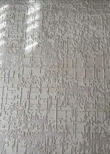 Beden Gri Tonlu Beyaz Modern Halı
