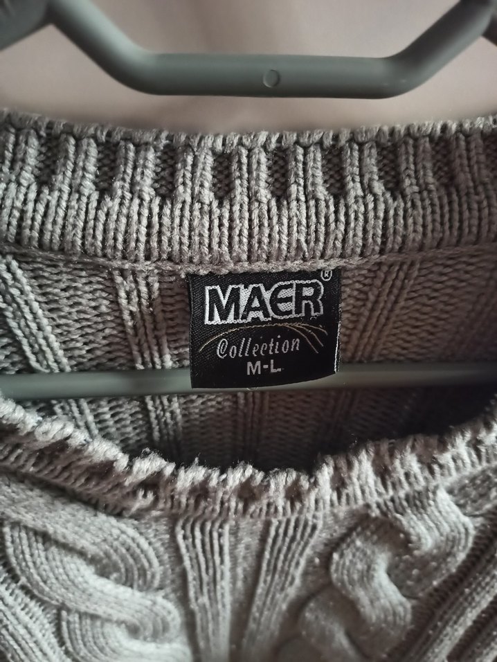 Gri Örgü Kadın Triko Kazak - Görsel 3