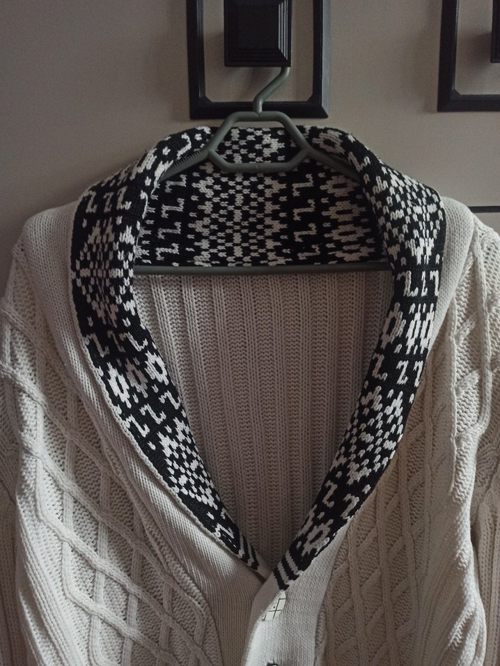 Beyaz Oversize Hırka - Görsel 2