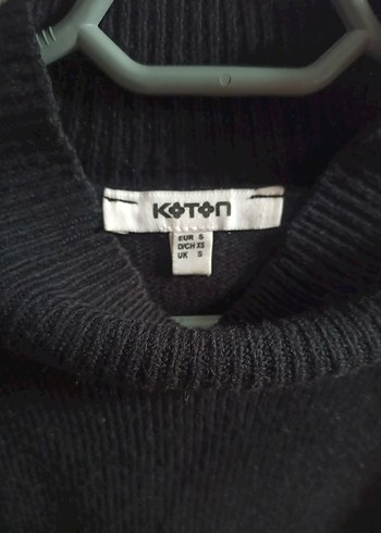 Siyah-Beyaz Bol Kesim Triko Kazak - Görsel 4