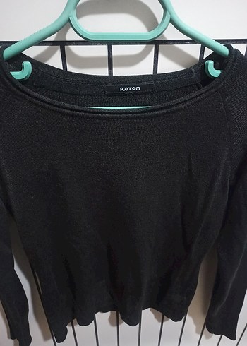 Siyah Kadın  Kazak - Görsel 3