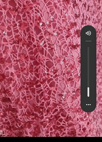 Uzun Kollu Pembe Kadın Abiye Elbise - Görsel 5