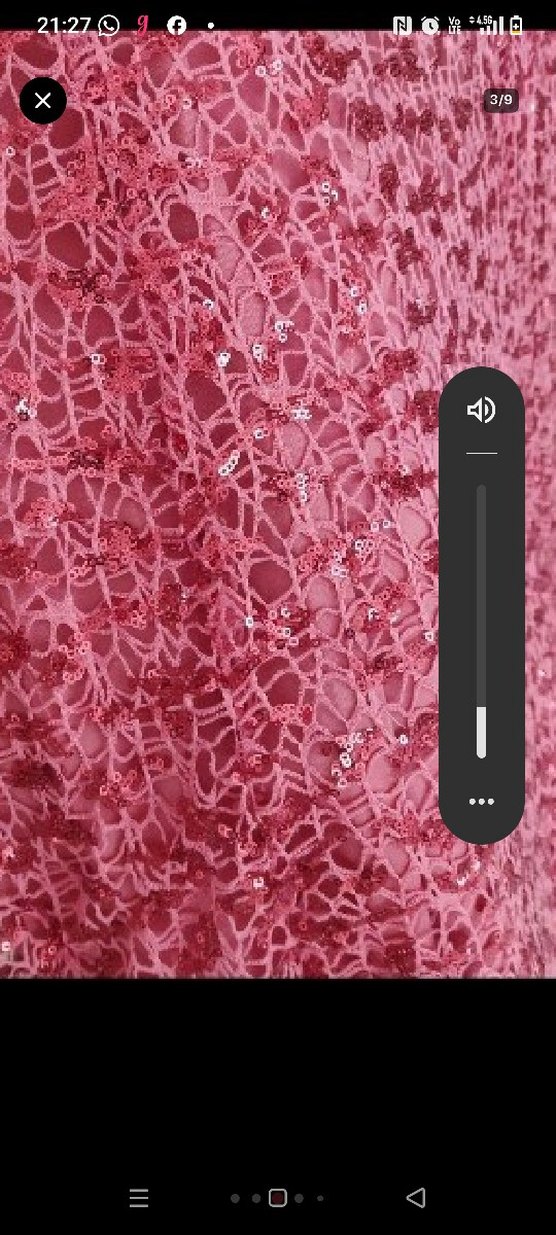 Uzun Kollu Pembe Kadın Abiye Elbise - Görsel 5