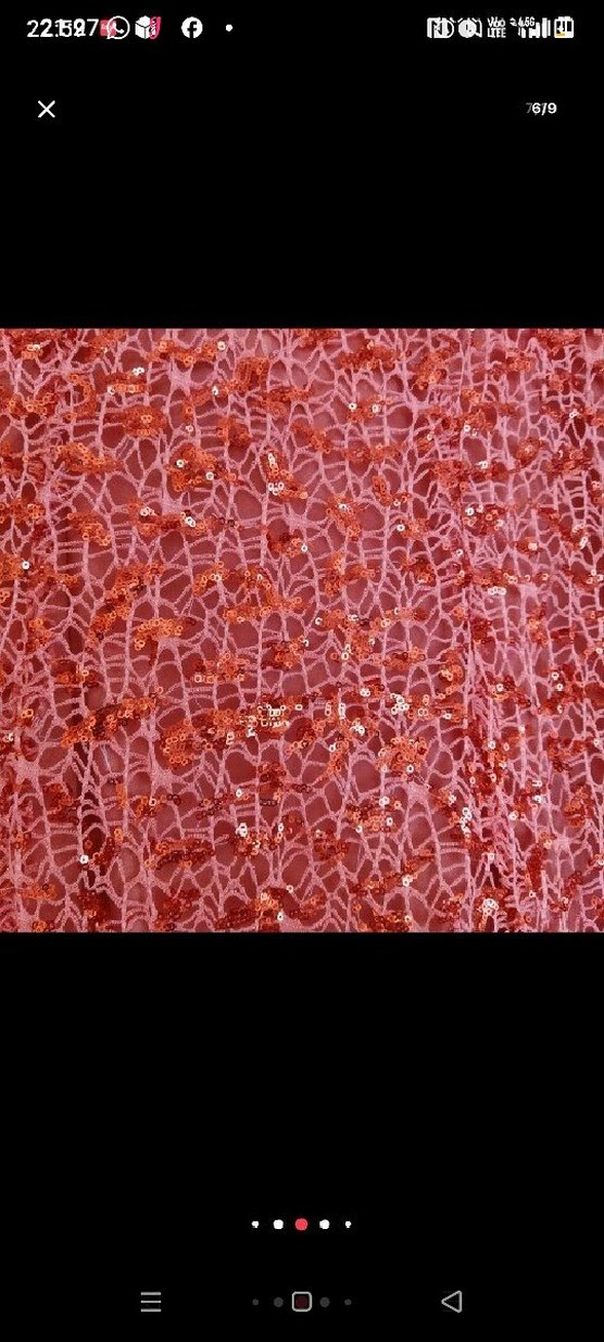 Uzun Kollu Pembe Kadın Abiye Elbise - Görsel 2