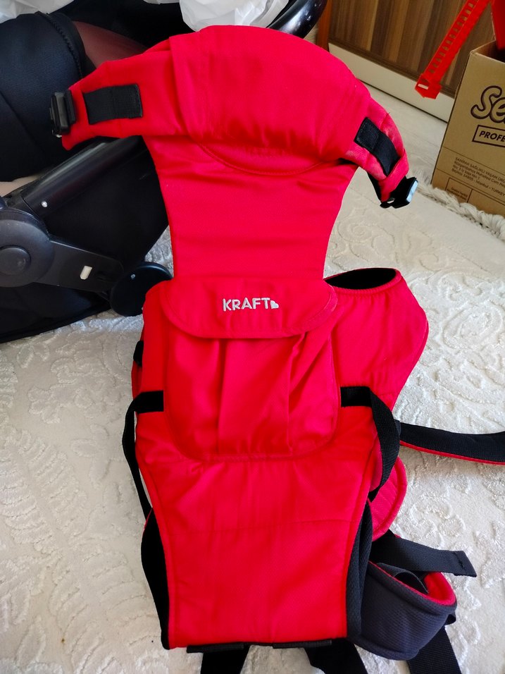 KRAFTA Kırmızı Bebek Taşıyıcı - Görsel 3
