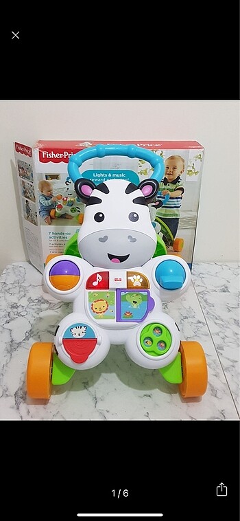 Fisher price zebra yürüteç