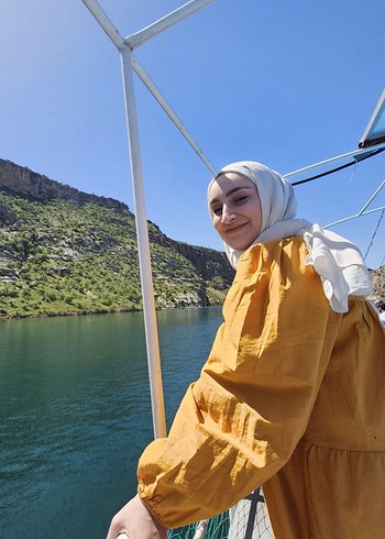 Bohem Tarzı Camel Uzun Kadın Elbise - Görsel 5