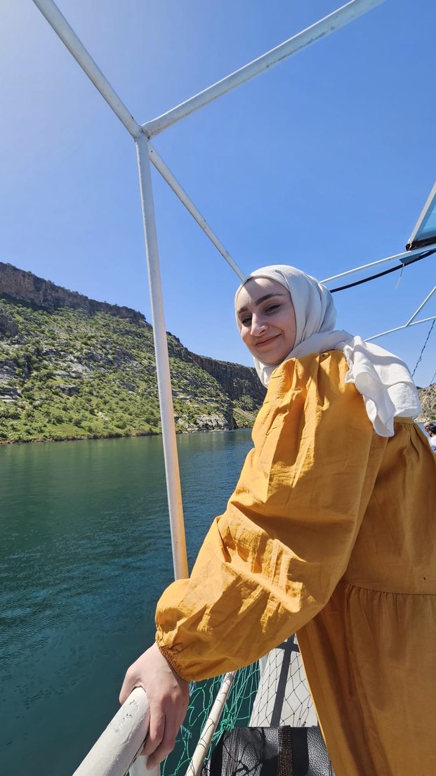 Bohem Tarzı Camel Uzun Kadın Elbise - Görsel 5