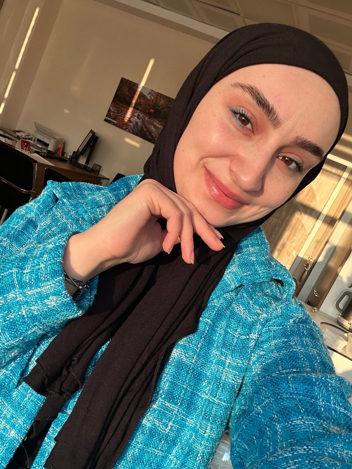 Mavi Kareli Street Wear tunik boy ceket gömlek - Görsel 2