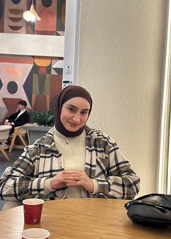 Camel Renkli Örgü Kadın Yün gömlek - Görsel 2