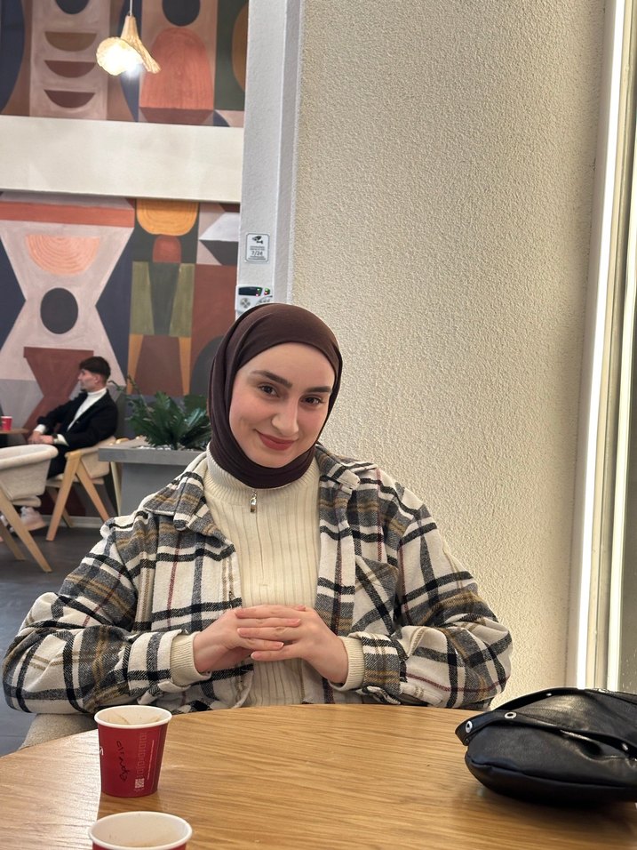 Camel Renkli Örgü Kadın Yün gömlek - Görsel 2