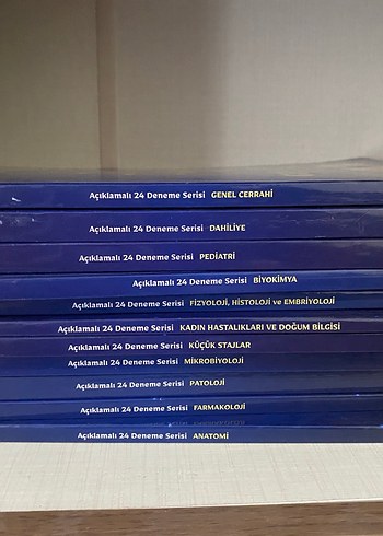 Açıklamalı 24 Deneme Serisi Tıp Kitapları Seti