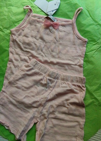 Pembe Pastel Kız Çocuk Atlet Takımı - Görsel 2