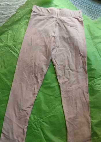 Kız Çocuk Bej Fermuarlı Tayt - Görsel 2