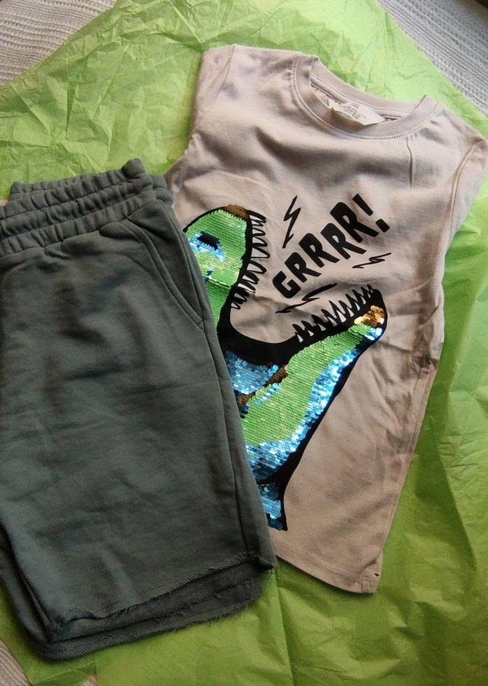 Gri Erkek Keten Şort CHOBY Marka - Görsel 4