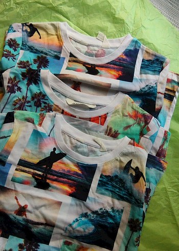 Erkek Çocuk Çok Renkli Baskılı Tişört - Görsel 2