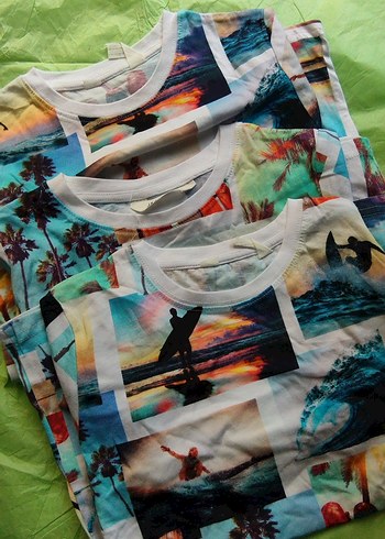 Erkek Çocuk Çok Renkli Baskılı Tişört - Görsel 4