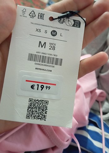 m Beden pembe Renk Pembe V Yaka Uzun Kadın Elbise