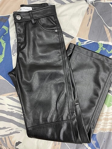 Bershka Bershka deri pantolon