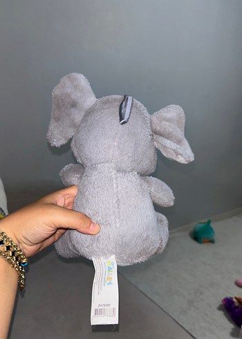 Fisher Price Gri Peluş Fil Oyuncak